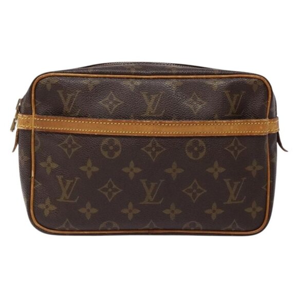 LOUIS VUITTON Monogram Compiegne 23 Clutch Bag - Picture 1 of 16